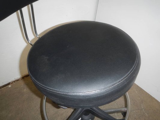 Swivel Stool with Backrest-WWQ-1062413