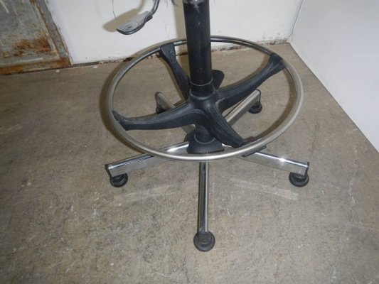 Swivel Stool with Backrest-WWQ-1062413