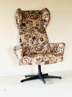 Swivel Wing Chair, Czechoslovakia, 1970s-ALG-1752237