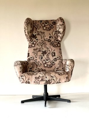 Swivel Wing Chair, Czechoslovakia, 1970s-ALG-1752237