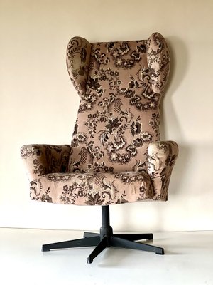 Swivel Wing Chair, Czechoslovakia, 1970s-ALG-1752237