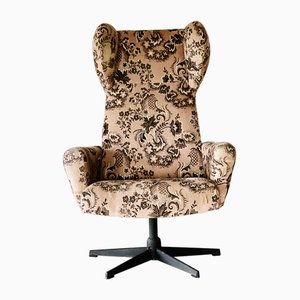 Swivel Wing Chair, Czechoslovakia, 1970s-ALG-1752237