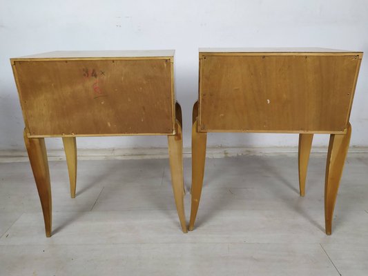 Sycomore Bedside Tables, 1950s, Set of 2-EAD-1742698