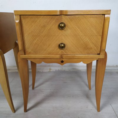 Sycomore Bedside Tables, 1950s, Set of 2-EAD-1742698