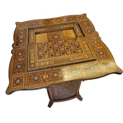 Syrian Inlaid Game Table-TCS-1745461