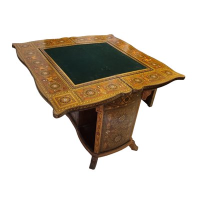 Syrian Inlaid Game Table-TCS-1745461