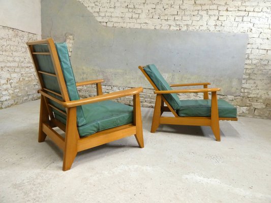 System Armchairs, 1940s, Set of 2-QAV-1148647