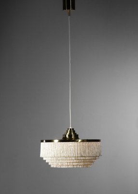 T603 Ceiling Lamp with Beige Silk Fringes by Hans Agne Jakobsson-YU-1173810