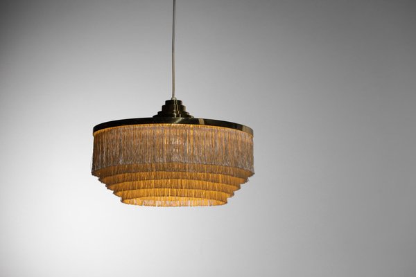 T603 Ceiling Lamp with Beige Silk Fringes by Hans Agne Jakobsson-YU-1173810