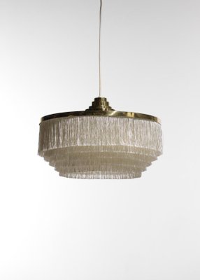 T603 Ceiling Lamp with Beige Silk Fringes by Hans Agne Jakobsson-YU-1173810