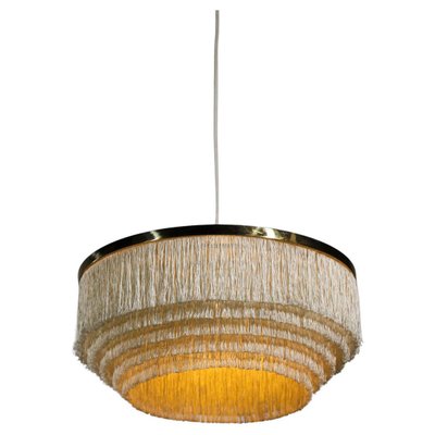 T603 Ceiling Lamp with Beige Silk Fringes by Hans Agne Jakobsson-YU-1173810