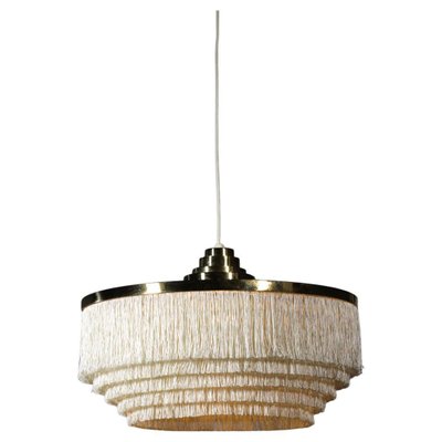 T603 Ceiling Lamp with Beige Silk Fringes by Hans Agne Jakobsson-YU-1173810