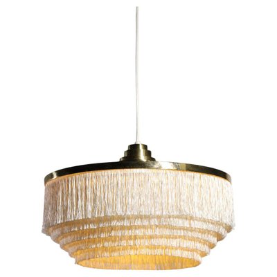 T603 Ceiling Lamp with Beige Silk Fringes by Hans Agne Jakobsson-YU-1173810