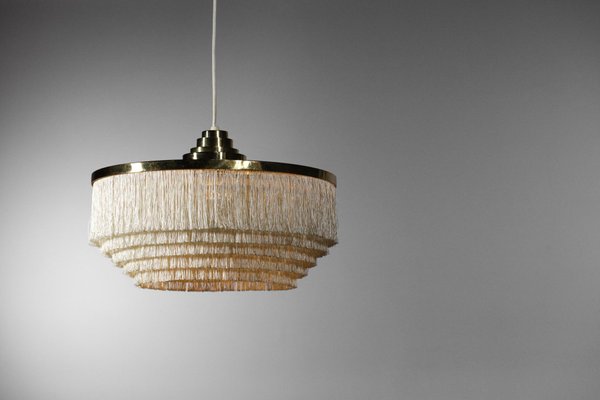 T603 Ceiling Lamp with Beige Silk Fringes by Hans Agne Jakobsson-YU-1173810