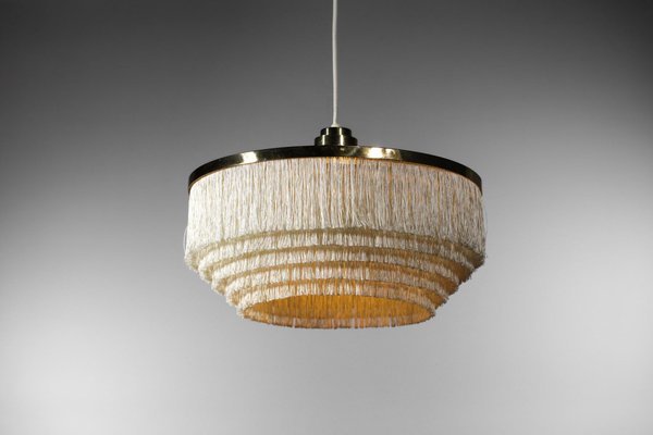 T603 Ceiling Lamp with Beige Silk Fringes by Hans Agne Jakobsson-YU-1173810