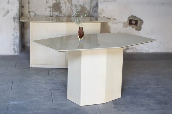 Table and Sideboard by Aldo Tura, Italy, 1960s, Set of 2-LA-1748997