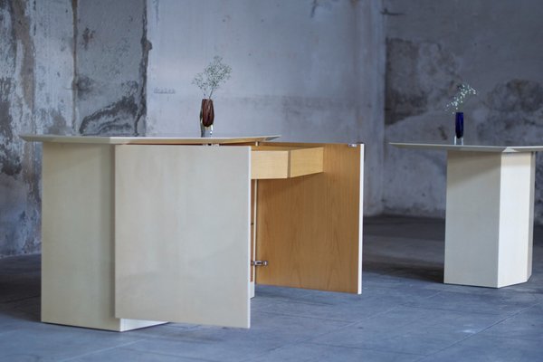 Table and Sideboard by Aldo Tura, Italy, 1960s, Set of 2-LA-1748997