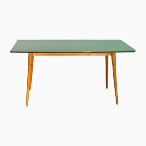 Table Black Floor Profiled with Brass Boards, 1950s-IJR-1141637