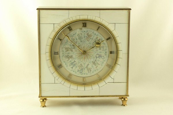 Table Clock with Hour Strike from Junghans, Germany, 1950s-LOB-692482