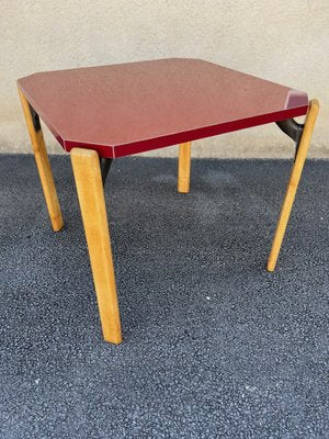 Table in Red Forma by Bruno Rey for Dietiker, 1970s-SSK-1718517