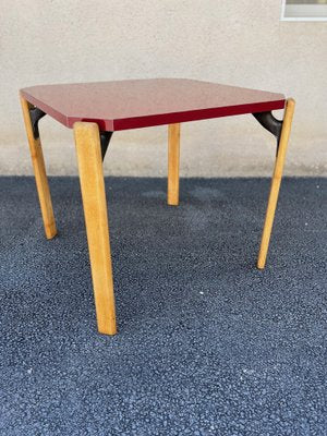 Table in Red Forma by Bruno Rey for Dietiker, 1970s-SSK-1718517