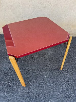 Table in Red Forma by Bruno Rey for Dietiker, 1970s-SSK-1718517