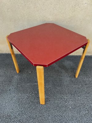 Table in Red Forma by Bruno Rey for Dietiker, 1970s-SSK-1718517