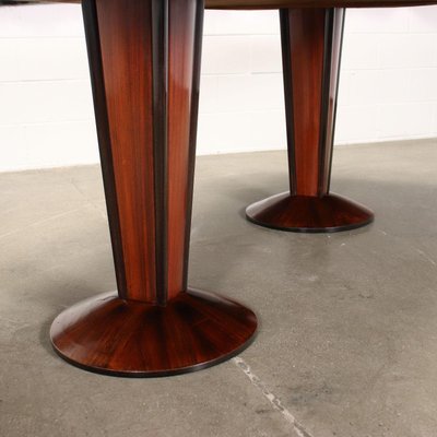 Table in Rosewood & Glass, Italy, 1950s-VMM-1371094