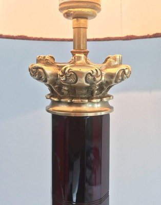 Table Lamp Attributed to Cristal & Bronze Paris, 1940s-BA-1365515