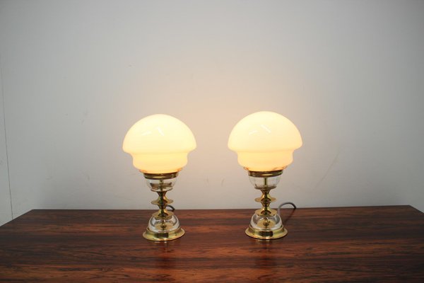 Table Lamps by Jablonecké Sklárny, 1970s, Set of 2-TZ-654723