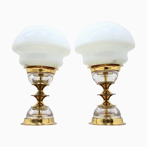 Table Lamps by Jablonecké Sklárny, 1970s, Set of 2-TZ-654723