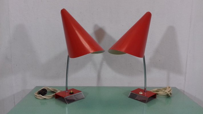 Table Lamps by Josef Hůrka, Czechoslovakia, 1960s, Set of 2-TZ-952777