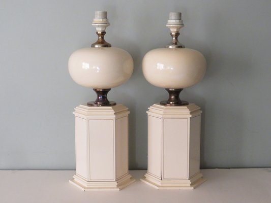 Table Lamps by Maison Le Dauphin, France, 1960-1970, Set of 2-UKG-1223626