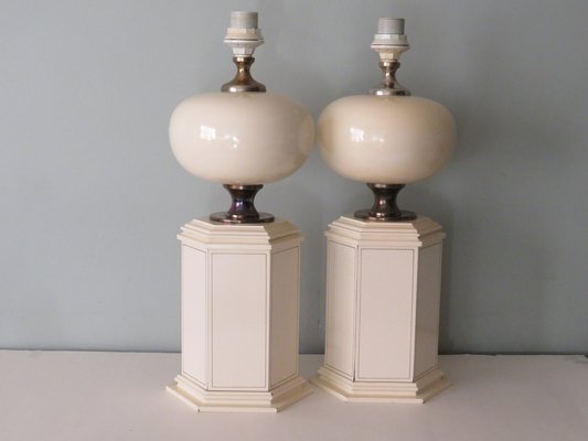 Table Lamps by Maison Le Dauphin, France, 1960-1970, Set of 2-UKG-1223626