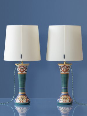 Table Lamps from Arnhemsche Fayencefabriek, 1890s, Set of 2-TJZ-1790277