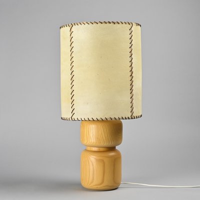 Table Lamps in Elm, 1970, Set of 2-GJR-2024442