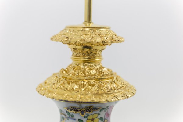 Table Lamps in Porcelain and Gilt Bronze, 1880s, Set of 2-CEJ-668680