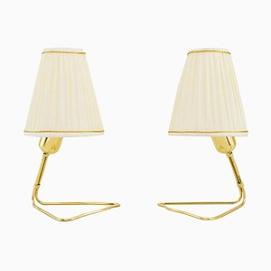 Table Lamps with Fabric Shades by Rupert Nikoll, Vienna, 1950s, Set of 2-SPD-1020158