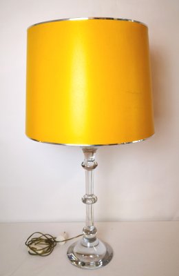 Table Lamps with Glass Base, 1960s, Set of 2-ELB-877432