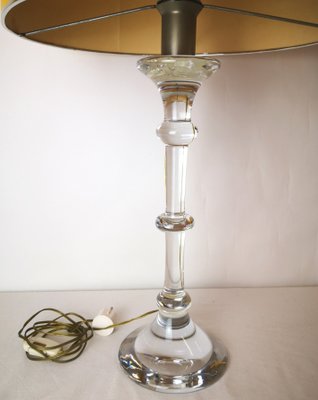 Table Lamps with Glass Base, 1960s, Set of 2-ELB-877432