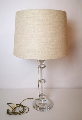 Table Lamps with Glass Base, 1960s, Set of 2-ELB-877432