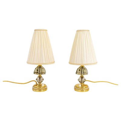 Table Lamps with Shades from Bakalowits & Söhne, Vienna, 1950s, Set of 2-SPD-1410896