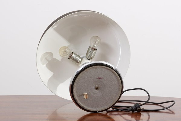 Table Lamps with Steel Base, 1960s, Set of 2-SFD-1162622