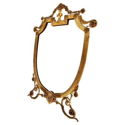 Table Mirror in Brass, 1940s-TOI-1803026