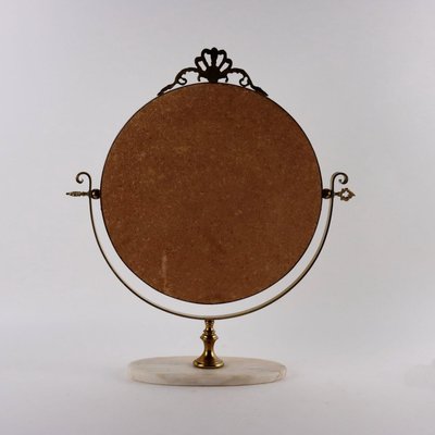 Table Mirror in Brass & Marble-VMM-2034131