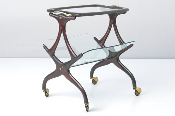 Table on Castors by Cesare Lacca for Cassina, 1950s-LOB-820210