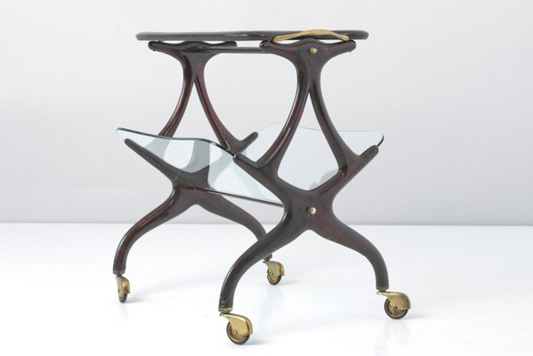 Table on Castors by Cesare Lacca for Cassina, 1950s-LOB-820210