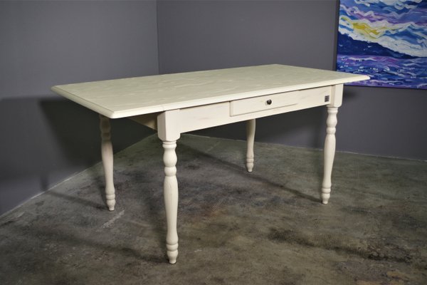 Table with Brushed Spruce Extensions-KNM-1138197