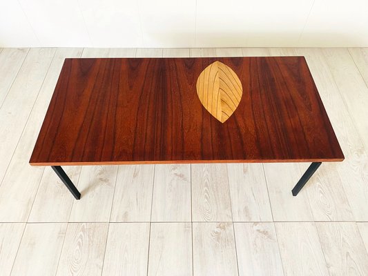 Table with Inlaid Leaf in Birch and Teak by Tapio Wirkkala-NWG-1306464