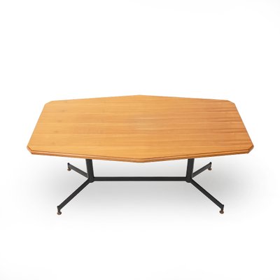 Table with Wooden Top and Metal Structure, 1950s-EZ-2040463